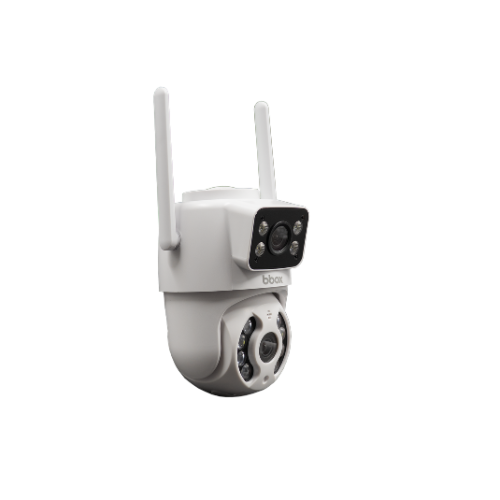 Cámara de Seguridad Exterior Spylook Doble Lente 6MP WiFi - 4K Ultra HD IP66