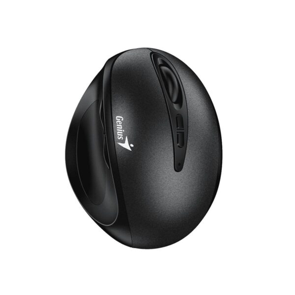 Mouse Ergonómico Genius Ergo 8300s Negro Silencioso 1600 Dpi