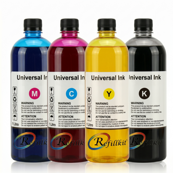 Botellas de Tinta Universal Alternativa de 1 Litro | HP Brother Epson Canon