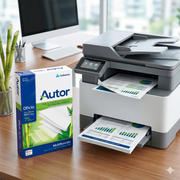Resma Papel Oficio 75g Autor Ledesma x 500 Hojas - Formato Legal