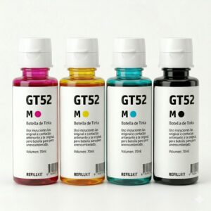 KIT HP GT52 GT53 GT51 Tinta Botellas de Tinta Alternativa HP GT51 GT52 T50 | Ink Tank Smart Tank