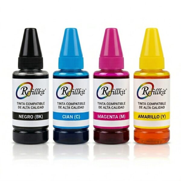 Botellas de Tinta Alternativa Epson 504 T504 | EcoTank L4150 L4160 L6161