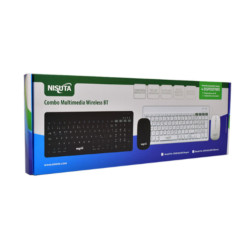 Kit Teclado Y Mouse Inalámbrico Bluetooth Recargable Multimedia
