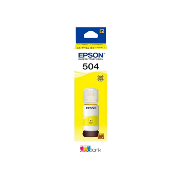 Botellas de Tinta Original Epson 504 T504 | EcoTank L4150 L4160 L4260 L6171