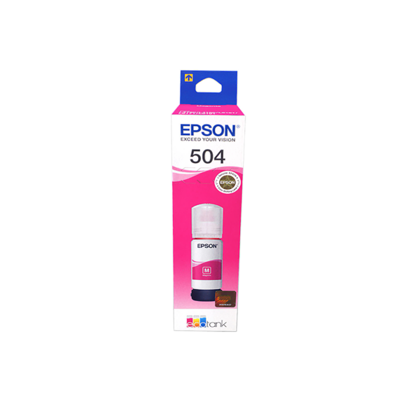 Botellas de Tinta Original Epson 504 T504 | EcoTank L4150 L4160 L4260 L6171