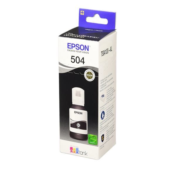 Botellas de Tinta Original Epson 504 T504 | EcoTank L4150 L4160 L4260 L6171