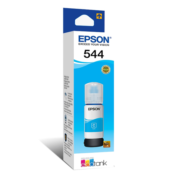 Botellas de Tinta Original Epson 544 T544 | EcoTank L3110 L3150 L3210 L3250