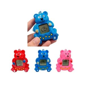 Mascota Virtual Retro 168 en 1 - Juego Electrónico Llavero Osito