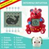 Mascota Virtual Retro 168 en 1 - Juego Electrónico Llavero Osito