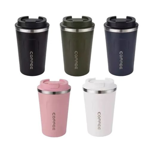 Vaso Térmico Inteligente 500ml con Sensor de Temperatura LED - Acero Inoxidable