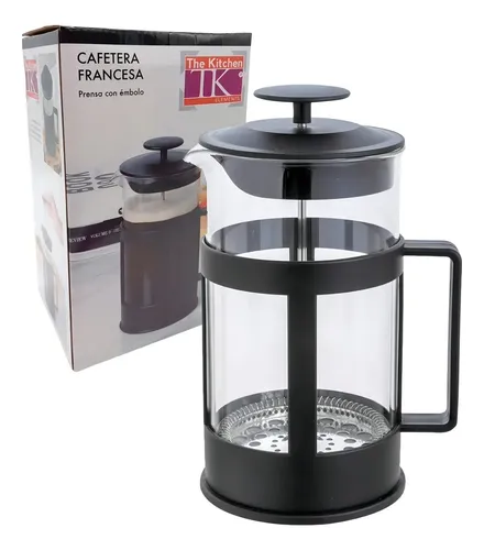 Cafetera Prensa Francesa De Vidrio Con Émbolo
