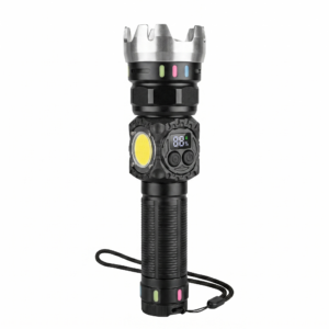 Linterna Táctica OGAAN W5244 LED | Zoom, Powerbank, Rompe Cristales y Base Magnética Linterna Táctica de Aluminio LED | Zoom, Powerbank, Rompe Cristales y Base Magnética