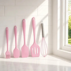 Set Utensilios De Cocina Y Repostería Silicona 5 Piezas