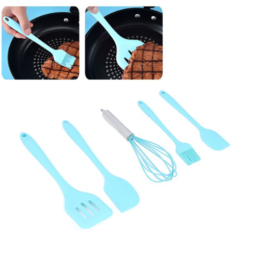 Set Utensilios De Cocina Y Repostería Silicona 5 Piezas