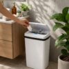 Tacho de Basura Automático Inteligente 15L con Sensor Recargable USB C