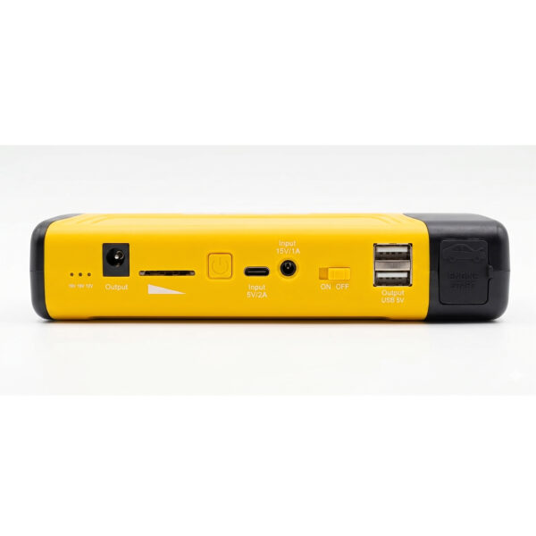 Kit de Emergencia Vehicular 4 en 1: Arrancador 12V, Compresor de Aire, Power Bank y Linterna LED