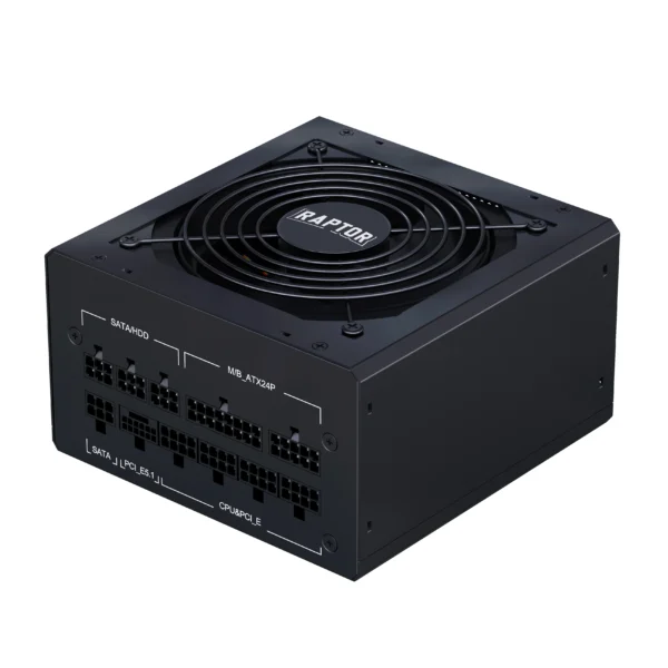 Fuente Raptor Volt 1000W 80 Plus Gold Negra -2 Fuente Raptor Volt 1000W 80 Plus Gold Full Modular PCIe 5.1 Negra