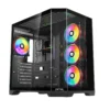Gabinete Raptor Eclypse TG x2 Mid-Tower RGB Fan x4 -1 Gabinete Raptor Eclypse Tg X2 Mid-Tower Rgb Fan X4