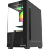 Gabinete Raptor Nova Prime TG x2 Mid-Tower RGB Fan x3 -3 Gabinete Raptor Nova Prime TG x2 Mid-Tower RGB Fan x3 Black