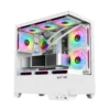 Gabinete Raptor Thunder Strike TG x2 Mid-Tower RGB Fan x1 White-01 Gabinete Raptor Thunder Strike TG x2 Mid-Tower RGB Fan x1 White
