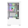 Gabinete Raptor Thunder Strike TG x2 Mid-Tower RGB Fan x1 White-04 Gabinete Raptor Thunder Strike TG x2 Mid-Tower RGB Fan x1 White
