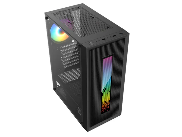 Gabinete Raptor Vortex TG Mid-Tower RGB Back Fan x1 + Led