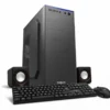 Gabinete en KIT Kelyx Fuente 500w Teclado Mouse y Parlantes