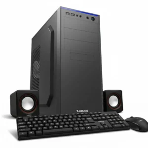 Gabinete en KIT Kelyx Fuente 500w Teclado Mouse y Parlantes