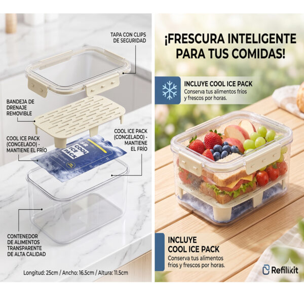 Contenedor Térmico Transportable con Ice Bag