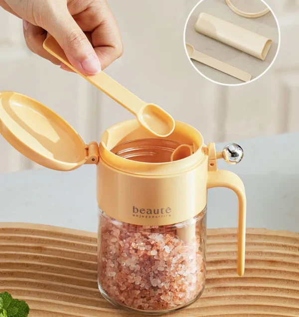 Especiero Automático con Cuchara Integrada - Diseño Funcional