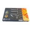 Set de Cuchillos de Cocina Profesional de Acero Inoxidable - Juego de 6 Piezas con Tijera y Pelador