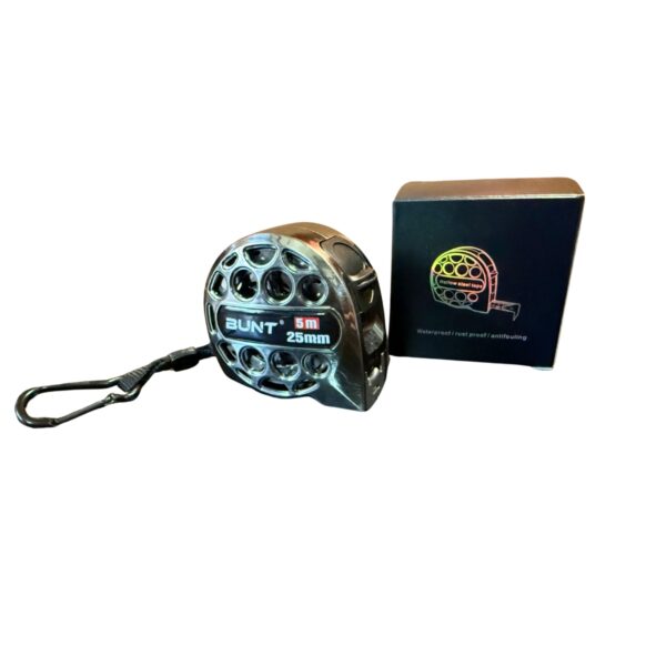 Cinta métrica Bunt 5 m con su caja Cinta métrica Bunt de 5 m x 25 mm junto a su caja original