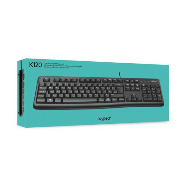 k120-03 Teclado Logitech K120 Negro